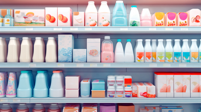 planogram dalam produk supermarket