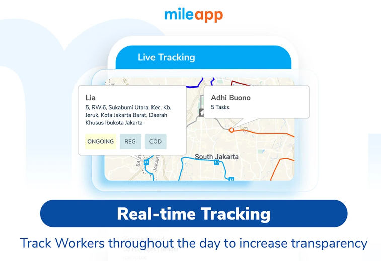 live tracking mile app