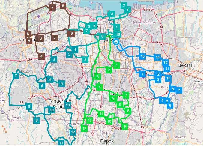 clustering image di mileapp